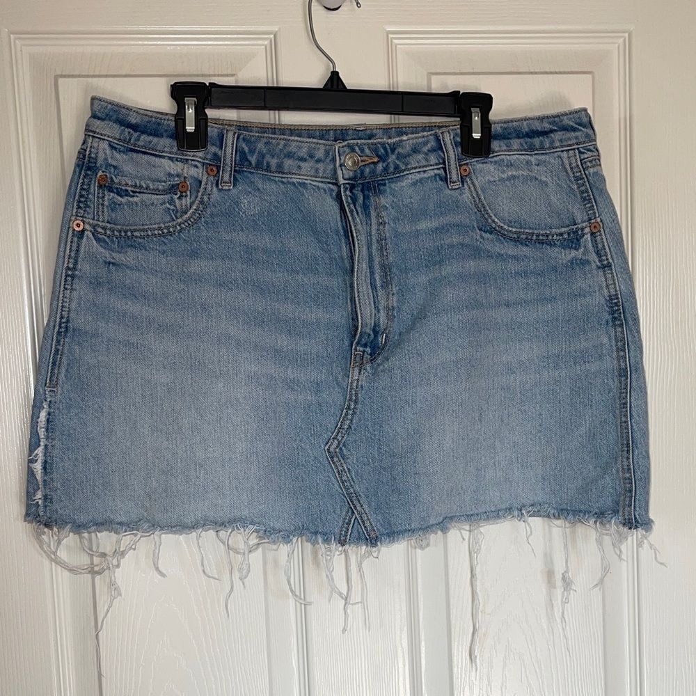 American Eagle super high rise A-line skirt size 18